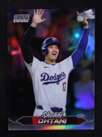 Shohei Ohtani 2024 Stadium Club Chrome Refractors #200 at PristineAuction.com