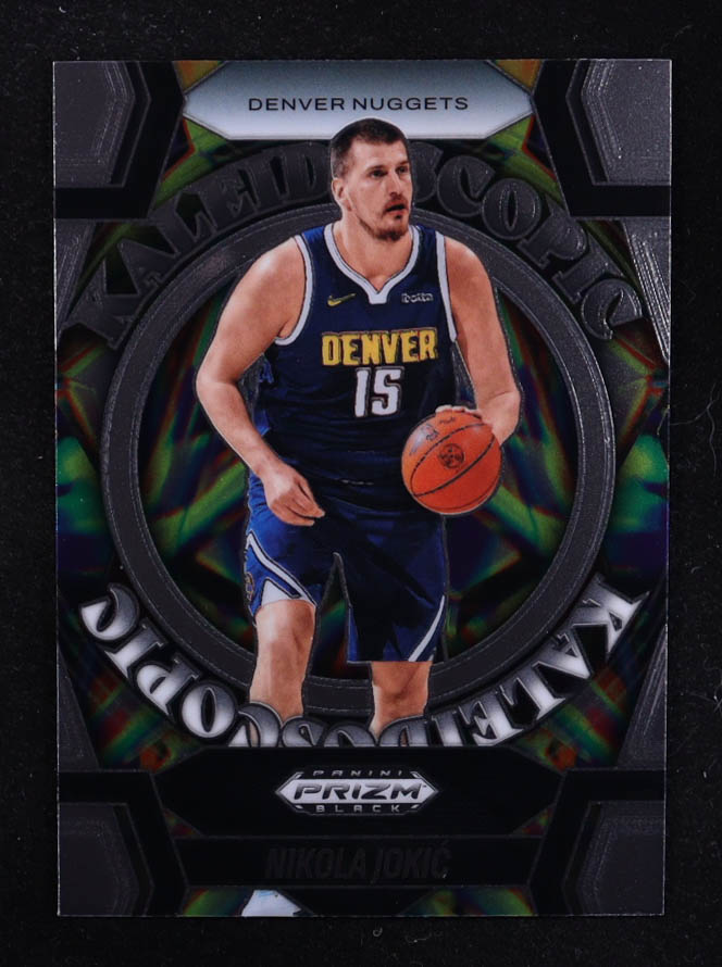 Nikola Jokic 2024-25 Panini Prizm Black Kaleidoscopic #8 at PristineAuction.com Nikola Jokic 2024-25 Panini Prizm Black Kaleidoscopic #8 at PristineAuction.com