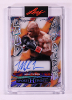 Mike Tyson 2026 Leaf Sports Heroes Loud and Clear Autographs Prismatic Light Blue #LCMT1 #6/7 at PristineAuction.com