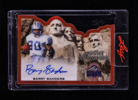 Barry Sanders 2026 Leaf Metal Mount Rushmore Autographs Prismatic Red #MRBS1 #3/4 at PristineAuction.com