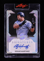 Edgar Martinez 2025 Leaf Spectacular Signatures Prismatic Silver #SEM2 #4/25 at PristineAuction.com