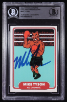 Mike Tyson Signed 2024 Fiterman Sports Exclusive Trading Card (BGS) at PristineAuction.com
