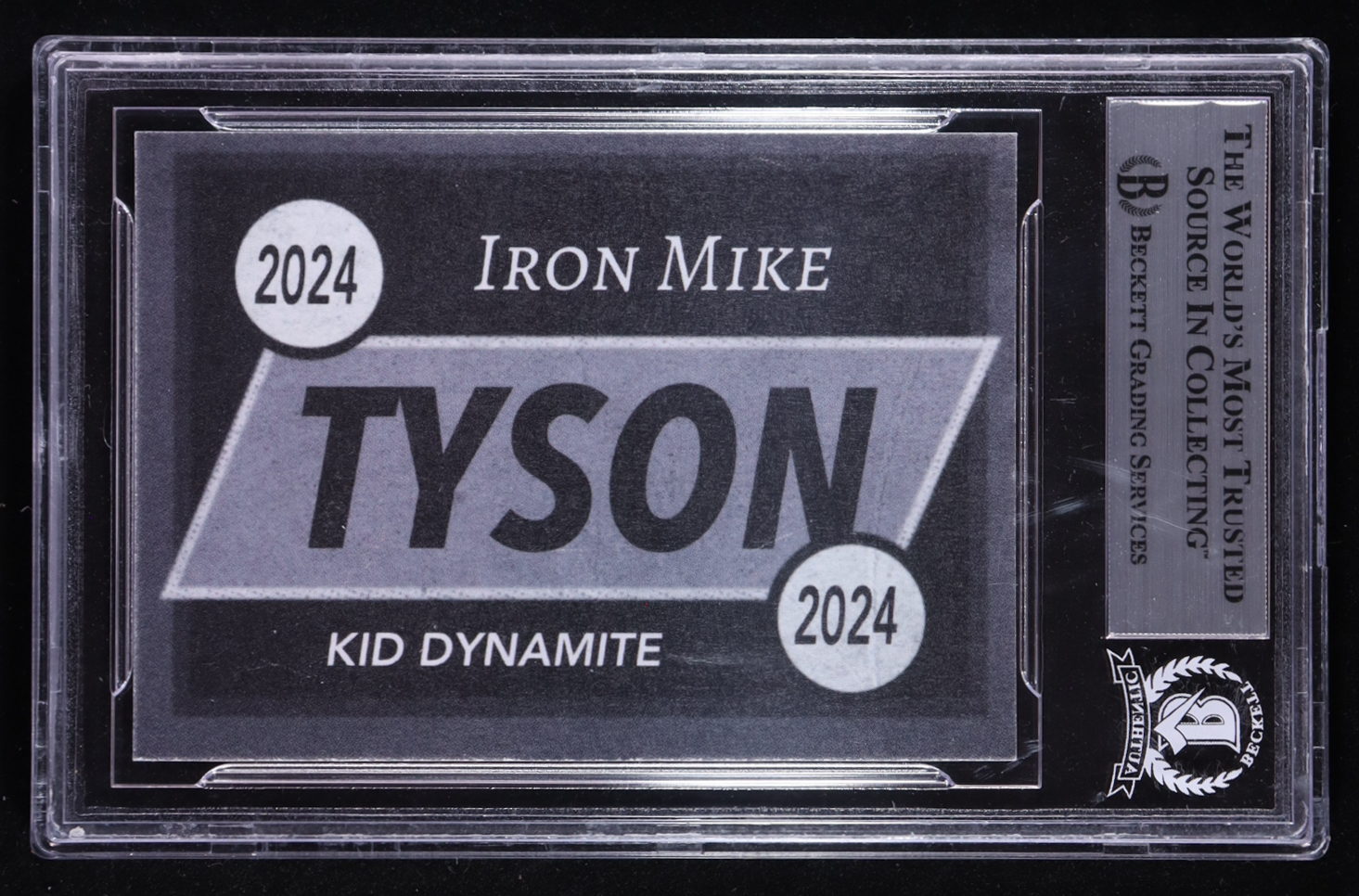 Mike Tyson Signed 2024 Fiterman Sports Exclusive Trading Card (BGS) at PristineAuction.com Mike Tyson Signed 2024 Fiterman Sports Exclusive Trading Card (BGS) at PristineAuction.com