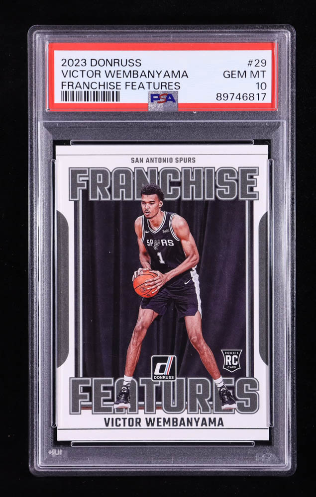 Victor Wembanyama 2023-24 Donruss Franchise Features #29 RC (PSA 10) at PristineAuction.com Victor Wembanyama 2023-24 Donruss Franchise Features #29 RC (PSA 10) at PristineAuction.com