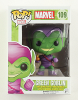 Willem Dafoe Signed "Marvel" #109 Green Goblin Bobble-Head Funko Pop! Vinyl Figure (AutographCOA) at PristineAuction.com