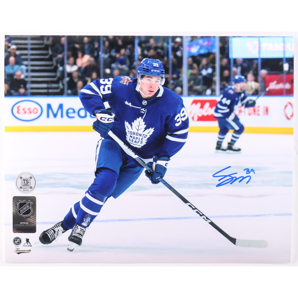 Fraser Minten Signed Maple Leafs 8x10 Photo (TS Sports Memorabilia) at PristineAuction.com
