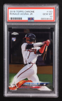 Ronald Acuna Jr. 2018 Topps Chrome #193 RC (PSA 10) at PristineAuction.com