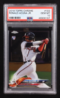 Ronald Acuna Jr. 2018 Topps Chrome #193 RC (PSA 10) at PristineAuction.com