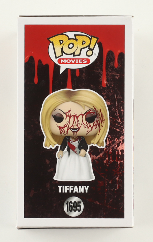 Jennifer Tilly Signed "Bride of Chucky" #1695 Tiffany Funko Pop! Vinyl Figure (AutographCOA) at PristineAuction.com Jennifer Tilly Signed "Bride of Chucky" #1695 Tiffany Funko Pop! Vinyl Figure (AutographCOA) at PristineAuction.com