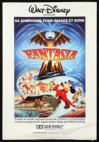 Walt Disney's "Fantasia" 14x21 French Promotional Poster at PristineAuction.com