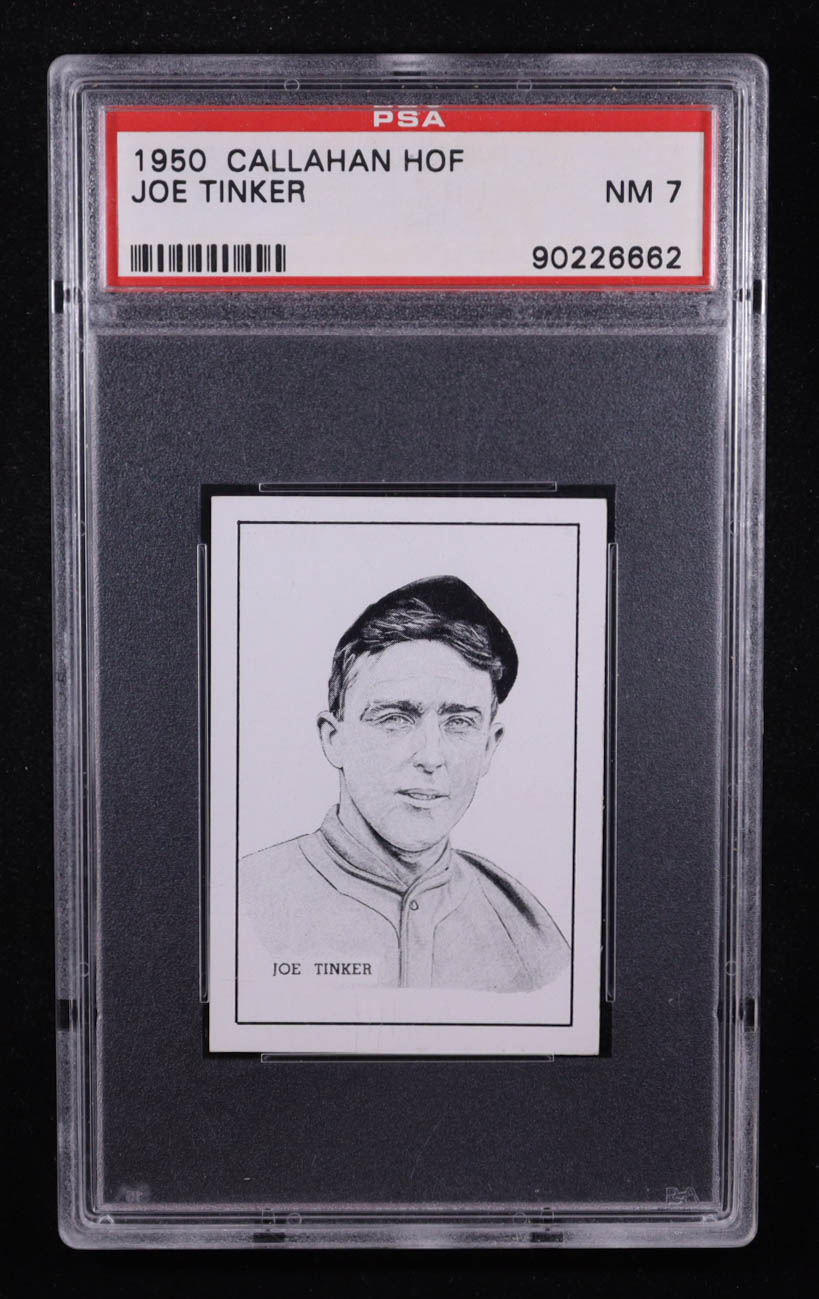 Joe Tinker 1950-56 Callahan HOF W576 #35 (PSA 7) at PristineAuction.com Joe Tinker 1950-56 Callahan HOF W576 #35 (PSA 7) at PristineAuction.com