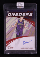 Dalton Knecht 2024-25 Panini One and One The Oneders Signatures Red #40 #19/25 RC at PristineAuction.com