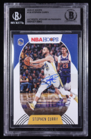 Stephen Curry Signed 2020-21 Hoops #130 (BGS) at PristineAuction.com