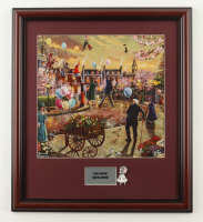 Thomas Kinkade "Mary Poppins" Custom Framed Print Display with (5) Retired Vintage Mary Poppins Pin at PristineAuction.com