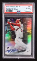 Shohei Ohtani 2018 Topps Chrome Freshman Flash #FF-1 RC (PSA 10) at PristineAuction.com