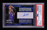 Zach Lavine 2024-25 Panini Prizm Black Sensational Signatures Prizms Blue Shimmer FOTL #89 #05/25 (PSA 9) at PristineAuction.com