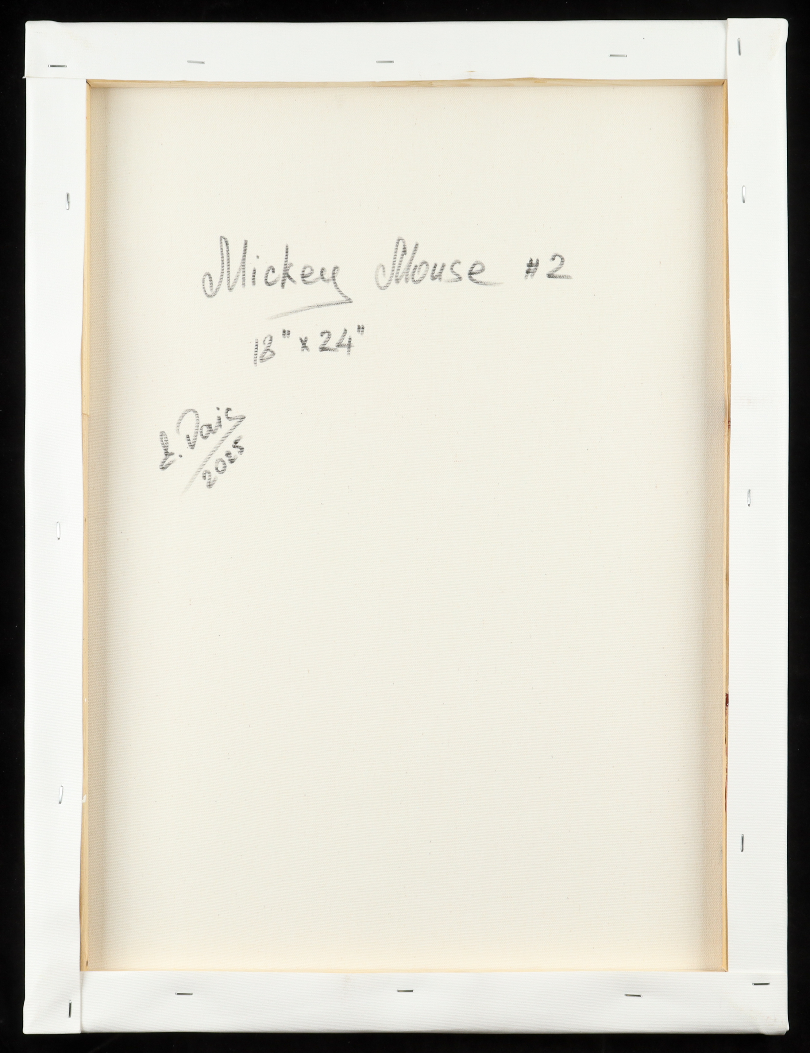 2025 "Mickey Mouse #2" by Elena Vaisman 18x24 Original Canvas Art (Vaisman) at PristineAuction.com 2025 "Mickey Mouse #2" by Elena Vaisman 18x24 Original Canvas Art (Vaisman) at PristineAuction.com