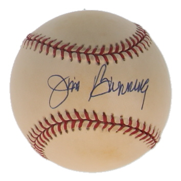 Jim Bunning Signed ONL Baseball (JSA) at PristineAuction.com Jim Bunning Signed ONL Baseball (JSA) at PristineAuction.com