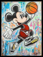 2025 "Mickey Mouse #1" by Elena Vaisman 18x24 Original Canvas Art (Vaisman) at PristineAuction.com