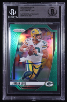 Jordan Love Signed 2024 Panini Prizm Prizms Green #101 (BGS) at PristineAuction.com