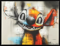 2025 "Stitch #2" by Elena Vaisman 18x24 Original Canvas Art (Vaisman) at PristineAuction.com