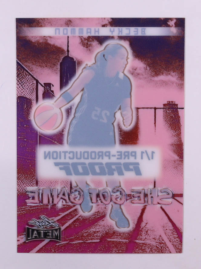 Becky Hammon 2024 Leaf Metal Women Of Sport She Got Game Pre-Production Proof #NNO #1/1 at PristineAuction.com Becky Hammon 2024 Leaf Metal Women Of Sport She Got Game Pre-Production Proof #NNO #1/1 at PristineAuction.com