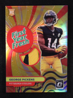 George Pickens 2022 Donruss Optic First Year Fresh Jerseys Gold #23 #10/10 RC at PristineAuction.com