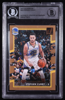Stephen Curry Signed 2017-18 Donruss #46 (BGS) at PristineAuction.com