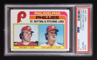 Pete Rose / Steve Carlton 1982 Topps TL #636 (PSA 8) at PristineAuction.com