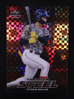 Ethan Salas 2023 Leaf Trinity Steel Bronze Prismatic Checkerboard #S23 #2/6 RC at PristineAuction.com