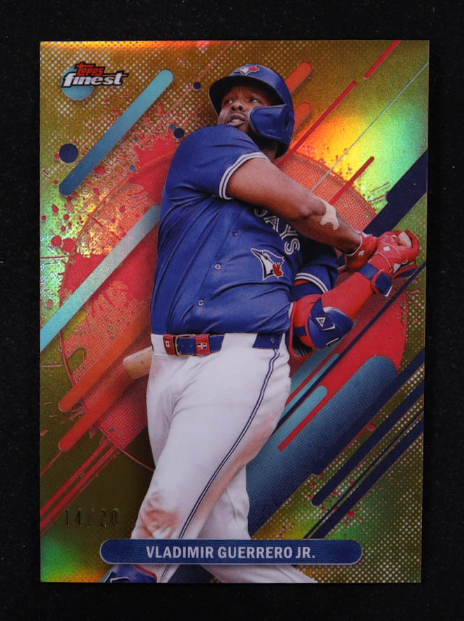 Vladimir Guerrero Jr. 2025 Finest Gold Refractors #235 #14/20 at PristineAuction.com Vladimir Guerrero Jr. 2025 Finest Gold Refractors #235 #14/20 at PristineAuction.com