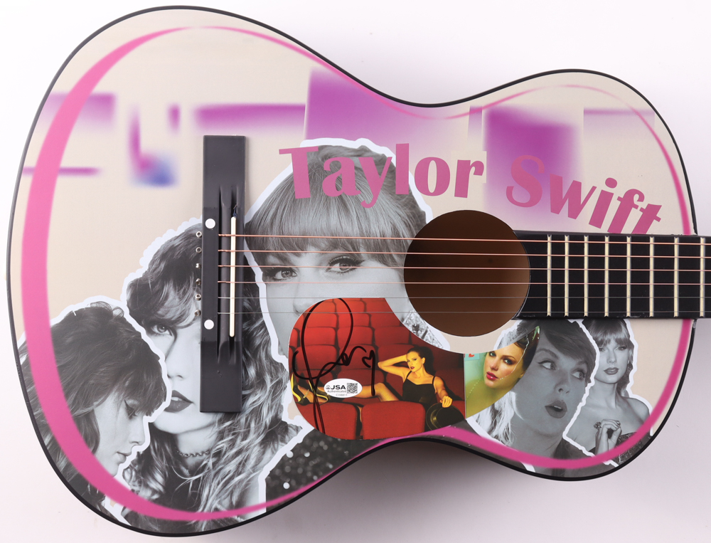 Taylor Swift Guitar with Signed Custom Insert Pickguard (JSA) at PristineAuction.com Taylor Swift Guitar with Signed Custom Insert Pickguard (JSA) at PristineAuction.com