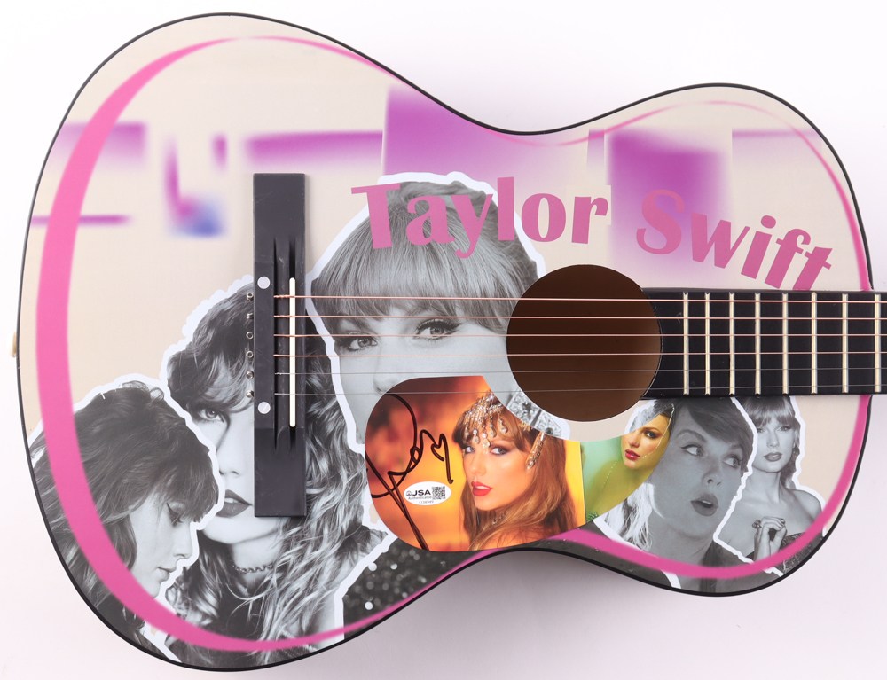 Taylor Swift Guitar with Signed Custom Insert Pickguard (JSA) at PristineAuction.com Taylor Swift Guitar with Signed Custom Insert Pickguard (JSA) at PristineAuction.com