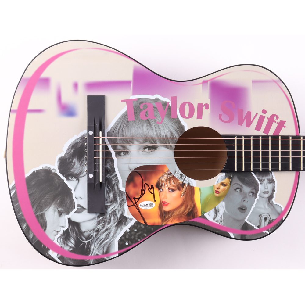Taylor Swift Guitar with Signed Custom Insert Pickguard (JSA) at PristineAuction.com