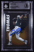 Frank Thomas Signed 1995 Zenith #33 (BGS) at PristineAuction.com