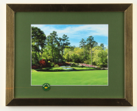 Augusta National Custom Framed Photo Display with Masters Tournament Pin at PristineAuction.com