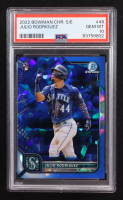 Julio Rodriguez 2022 Bowman Chrome Sapphire #48 RC (PSA 10) at PristineAuction.com