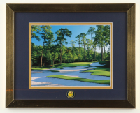 Augusta National Custom Framed Photo Display with Masters Tournament Pin at PristineAuction.com