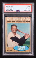 Willie Mays 1962 Topps All Star #395 (PSA 6) at PristineAuction.com