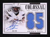 Antonio Gates 2014 Panini National Treasures Colossal Signature Materials Jersey Number #7 #30/99 at PristineAuction.com