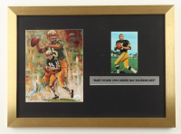 Bart Starr Signed Packers Custom Framed Art Print Display (JSA) at PristineAuction.com