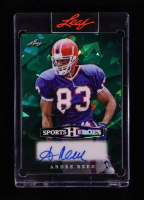 Andre Reed 2026 Leaf Sports Heroes Autographs Crystal Green #BAAR1 #1/1 at PristineAuction.com