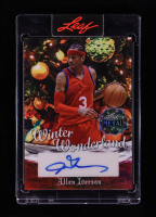 Allen Iverson 2025 Leaf Metal Winter Wonderland Autographs Prismatic Red #WWAI1 #1/1 at PristineAuction.com