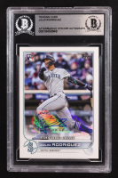 Julio Rodriguez Signed 2022 Topps Update Series #US97 RC (BGS) at PristineAuction.com
