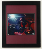 Adam Driver & Daisy Ridley Signed "Star Wars: The Last Jedi" Custom Framed Photo (Beckett) at PristineAuction.com