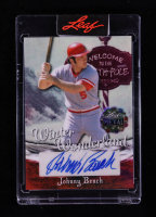 Johnny Bench 2025 Leaf Metal Winter Wonderland Autographs Prismatic #WWJB1 #1/1 at PristineAuction.com