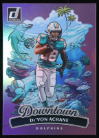 De'Von Achane 2025 Donruss Downtown! #10 at PristineAuction.com
