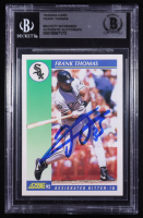 Frank Thomas Signed 1992 Score #505 (BGS) at PristineAuction.com