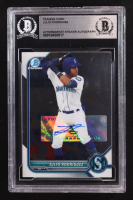 Julio Rodriguez Signed 2022 Bowman Chrome Prospects #BCP-45 RC (BGS) at PristineAuction.com