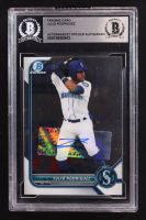 Julio Rodriguez Signed 2022 Bowman Chrome Prospects #BCP-45 RC (BGS) at PristineAuction.com